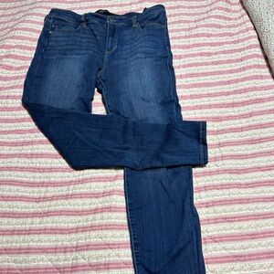 Liverpool Dark Blue Jeans- size 14”- The Ankle Skinny- 27” inseam-